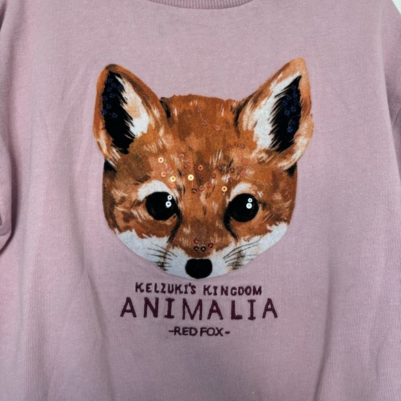 Oversized fox sweater, size 4-6yo - Picture 2 of 4